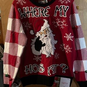 Spencer's Red Santa Crewneck Sweater